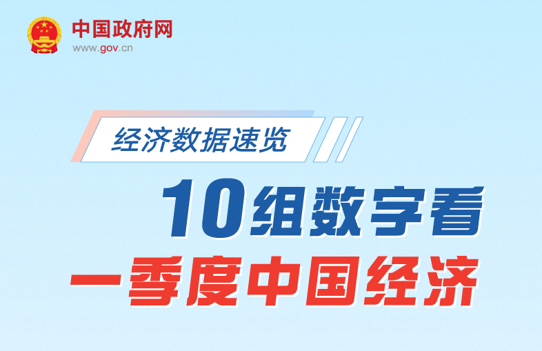 经济数据速览：10组数字看一季度中国经济