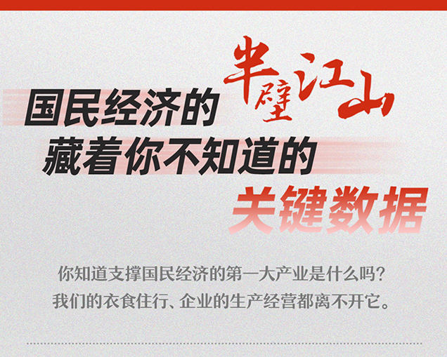 一图看懂国民经济的半壁江山！